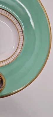 Lot 211 - A Royal Worcester porcelain cup and saucer