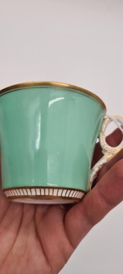Lot 211 - A Royal Worcester porcelain cup and saucer