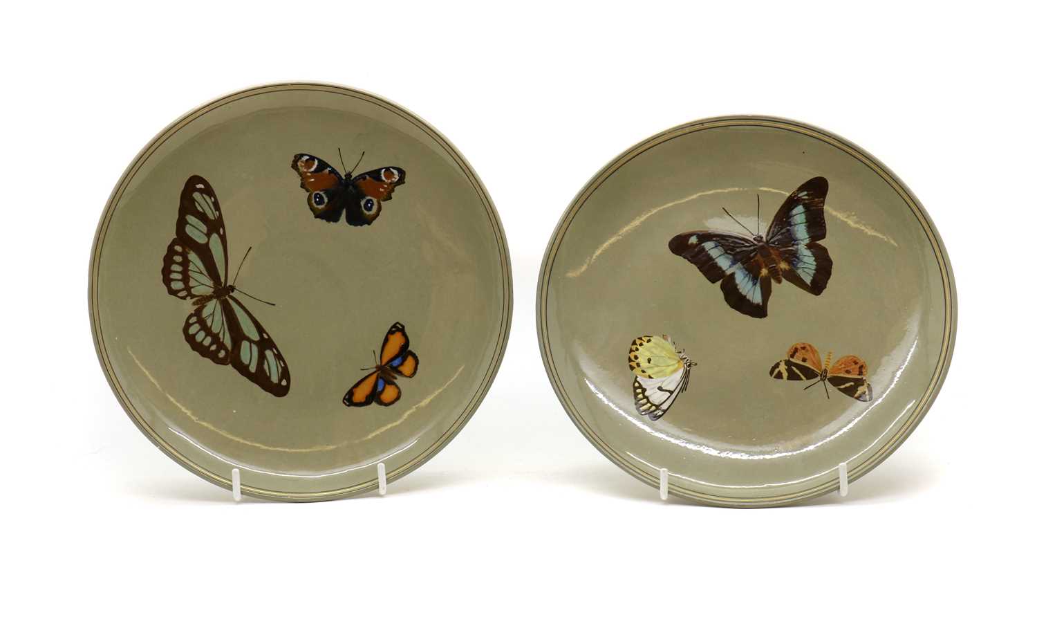 Lot 120 - A pair of Minton Art Pottery plates