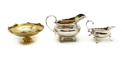 Lot 46 - A William IV silver sauceboat