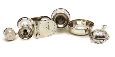 Lot 67 - A silver sugar caster