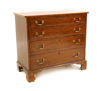 Lot 403 - A George III mahogany chest of drawers