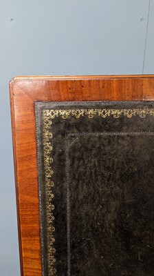 Lot 428 - A Victorian pedestal desk