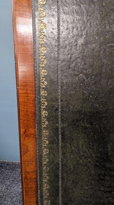 Lot 428 - A Victorian pedestal desk