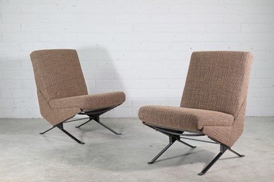 Lot 280 - A pair of 'Troika' slipper chairs