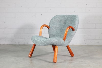 Lot 263 - A Swedish 'Clam' chair