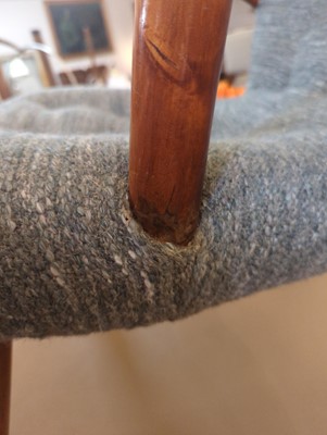 Lot 263 - A Swedish 'Clam' chair