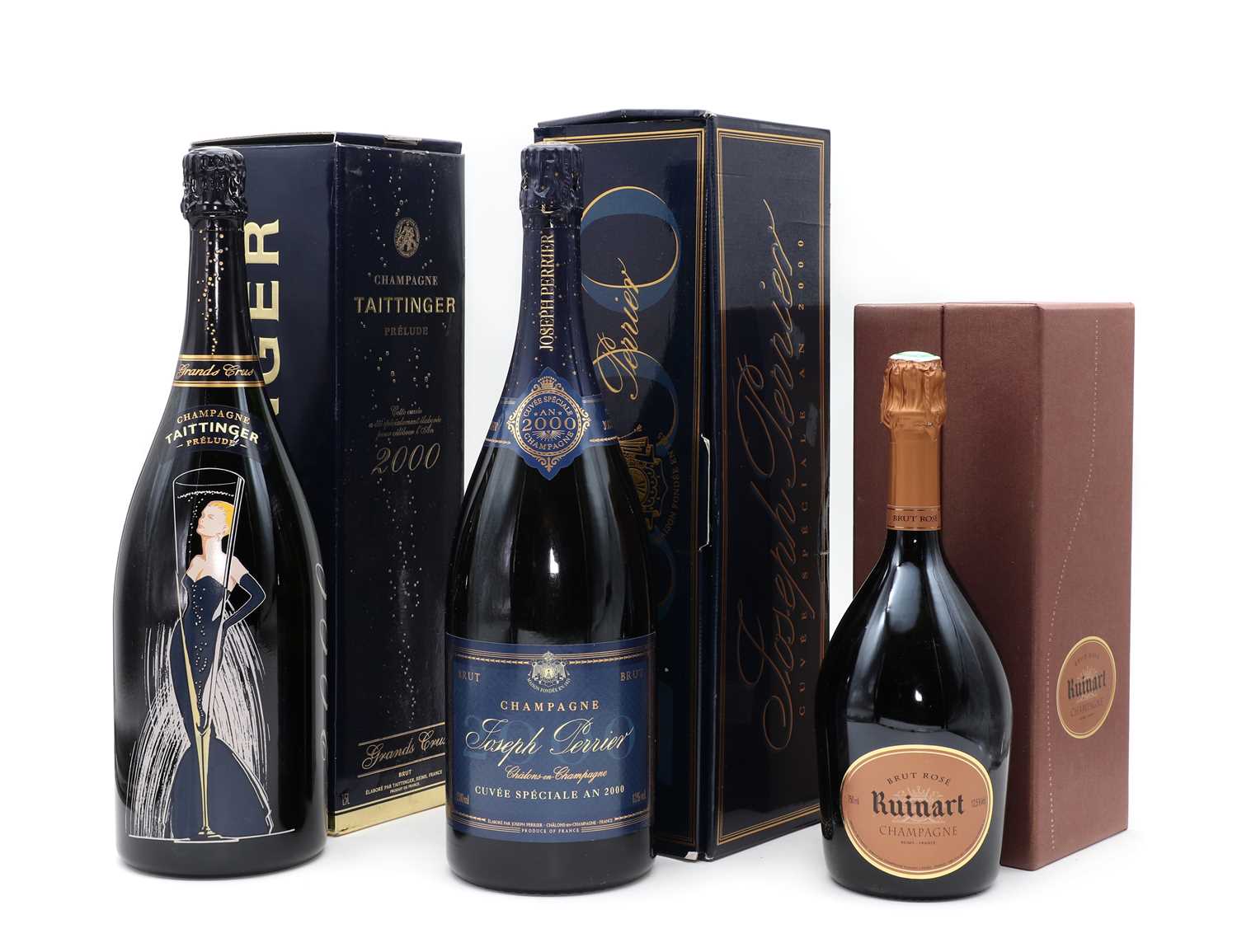 Lot 1 - A selection of Champagne to include Joseph Perrier, 2000 (1 magnum) and two various others