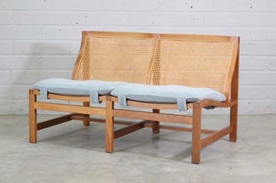 Lot 467 - A Danish mahogany two-seater settee
