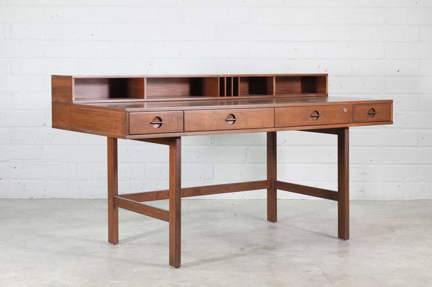 Lot 385 - A Danish walnut 'Flip-Top' desk