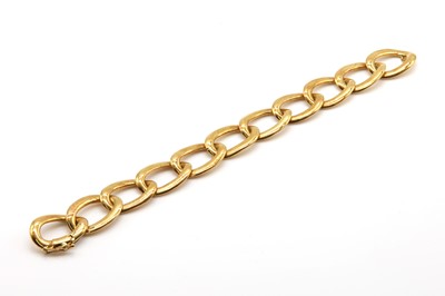 Lot 191 - A cased 18ct gold Cartier bracelet c.1970