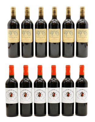Lot 132 - Mixed red Bordeaux wines