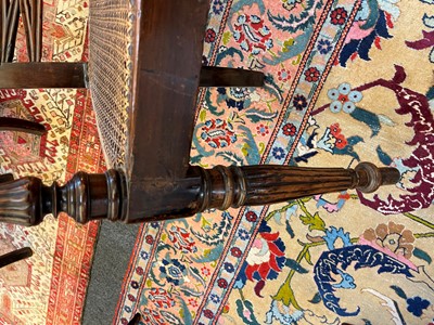 Lot 493 - A set of eight hardwood dining chairs