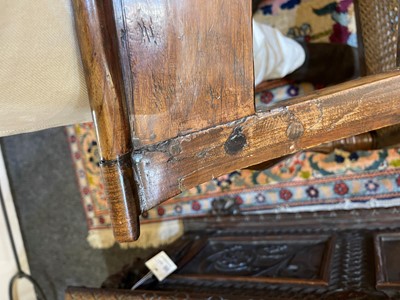 Lot 493 - A set of eight hardwood dining chairs