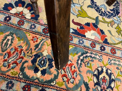 Lot 493 - A set of eight hardwood dining chairs
