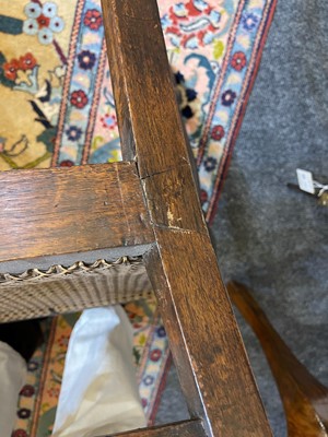 Lot 493 - A set of eight hardwood dining chairs