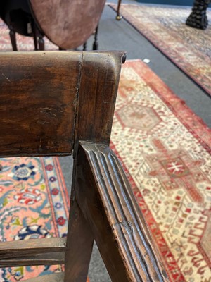 Lot 493 - A set of eight hardwood dining chairs