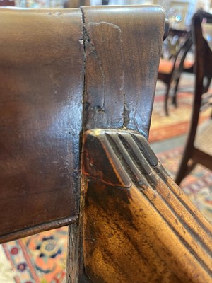 Lot 493 - A set of eight hardwood dining chairs