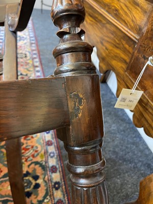 Lot 493 - A set of eight hardwood dining chairs