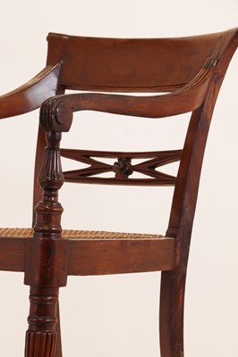 Lot 493 - A set of eight hardwood dining chairs