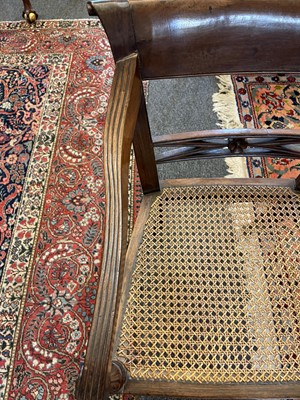 Lot 493 - A set of eight hardwood dining chairs