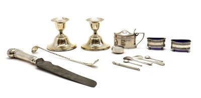 Lot 42 - A collection of silver items
