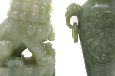 Lot 87 - A group of jade carvings