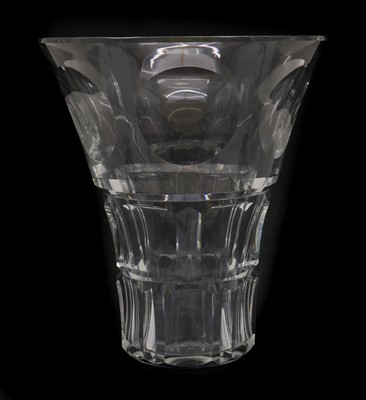 Lot 151 - A Baccarat cut glass vase