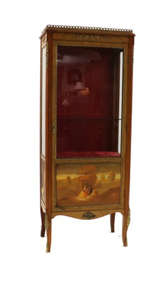 Lot 372 - A Louis VI style kingwood vitrine