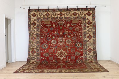 Lot 335 - A Kazak carpet