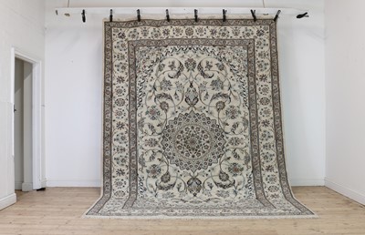 Lot 341 - A Nain carpet