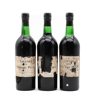 Lot 218 - Taylors, Vintage Port, 1970 (3)