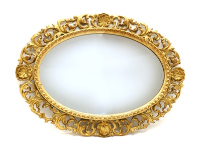 Lot 355 - A Florentine gilt mirror