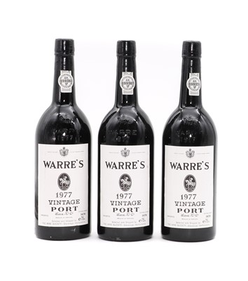 Lot 229 - Warres, Vintage Port, 1977 (3)