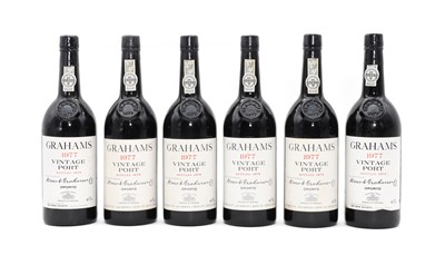 Lot 200 - Grahams, Vintage Port, 1977 (6)