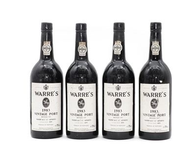 Lot 230 - Warres, Vintage Port, 1983 (4)