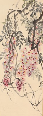 Lot 379 - A Chinese gouache painting