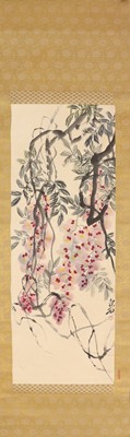 Lot 379 - A Chinese gouache painting