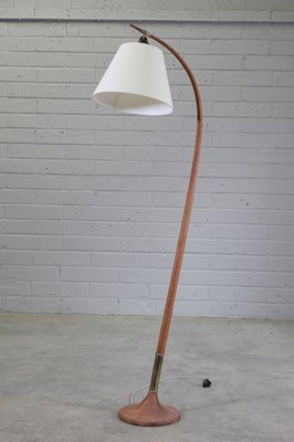Lot 268 - A Danish beech floor lamp