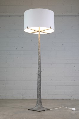 Lot 568 - A 'Vima' cast bronze floor lamp