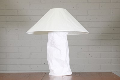 Lot 617 - A 'Lampampe' paper table lamp