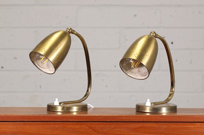Lot 414 - A pair of Danish table or wall lights