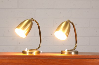 Lot 414 - A pair of Danish table or wall lights
