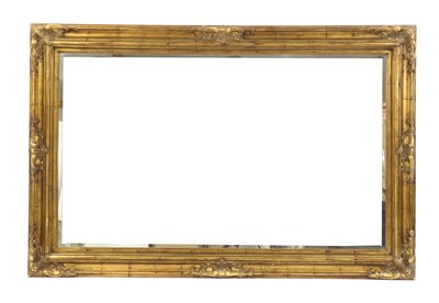 Lot 315 - A gilt framed wall mirror
