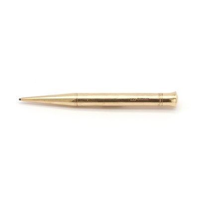 Lot 282 - A 9ct gold propelling pencil