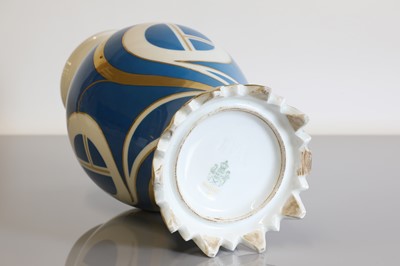 Lot 139 - A German Schaubach Kunst 'Model 1393' Secessionist porcelain vase