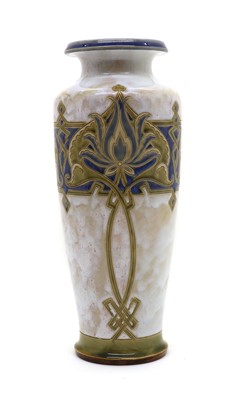 Lot 93 - A large Royal Doulton stoneware vase