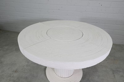 Lot 596 - A contemporary ceramic mounted centre table