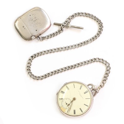 Lot 298 - A Victorian silver open faced pocket watch