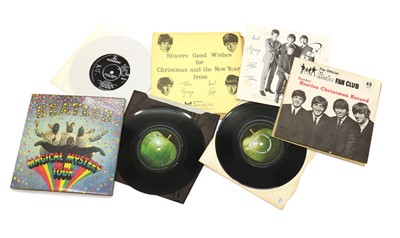 Lot 201 - A collection of five Beatles records